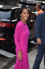 JADA PINKETT SMITH Arrives at Good Morning America in New York 07/20/2017