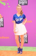 JADE PETTYJOHN at Nickelodeon Kids’ Choice Sports Awards in Los Angeles 07/13/2017