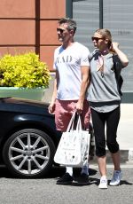 JAIME KING Out with Her Husband in Los Angeles 07/07/2017