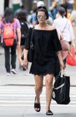 JAIMIE ALEXANDER on the Set of Blindspot in New York 07/10/2017