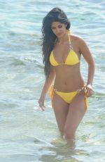 JASMIN WALIA in Bikini on the Boeach in Ibiza 07/05/2017