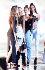 JASMINE TOKES, ROMEE STRIJD, TAYLOR HILL, LAIS RIBEIRO and JOSEPHINE SKRIVER on the Set of a Photoshoot 07/17/2017