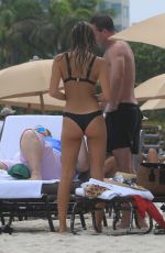JEHANE GIGI PARIS in Bikini at a Beach in Miami 07/22/2017