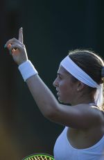JELENA OSTAPENKO at Wimbledon Championships 07/04/2017