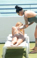 JEMMA LUCY and ZARALENA JACKSO in Swimsuits on Vacation in Portugal 07/18/2017