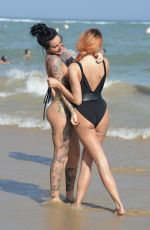 JEMMA LUCY and ZARALENA JACKSON on the Beach in Spain 07/06/2017