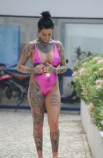 JEMMA LUCY in Swimsuit on Holiday in Spain 07/07/2017