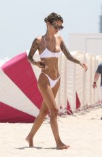 JENAH YAMAMOTO in Bikini at a Beach in Miami 07/24/2017