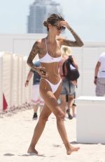 JENAH YAMAMOTO in Bikini at a Beach in Miami 07/24/2017