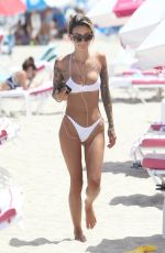 JENAH YAMAMOTO in Bikini at a Beach in Miami 07/24/2017