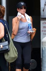 JENNIFER ANISTON Leaves a Gym in New York 07/17/2017
