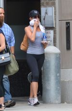 JENNIFER ANISTON Leaves a Gym in New York 07/17/2017