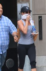 JENNIFER ANISTON Leaves a Gym in New York 07/17/2017