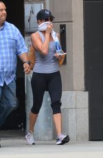 JENNIFER ANISTON Leaves a Gym in New York 07/17/2017