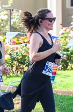 JENNIFER GARNER at Brentwood July 4th Firecracker 5k Run 07/04/2017