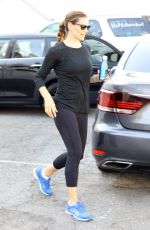 JENNIFER GARNER Leaves a Gym in Los Angeles 07/08/2017
