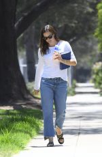 JENNIFER GARNER Out for Business Meeting in Los Angeles 07/19/2017