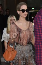 JENNIFER LAWRENCE Arrives at Christian Dior 70th Anniversary Exhibition Party in Paris 07/03/2017