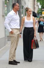 JENNIFER LOPEZ and Alex Rodriguez at Kappo Masa Restaurant in NewYork 07/06/2017