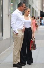 JENNIFER LOPEZ and Alex Rodriguez at Kappo Masa Restaurant in NewYork 07/06/2017