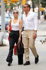 JENNIFER LOPEZ and Alex Rodriguez at Kappo Masa Restaurant in NewYork 07/06/2017