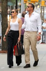 JENNIFER LOPEZ and Alex Rodriguez at Kappo Masa Restaurant in NewYork 07/06/2017