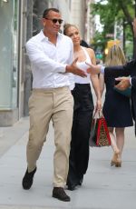 JENNIFER LOPEZ and Alex Rodriguez at Kappo Masa Restaurant in NewYork 07/06/2017