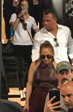 JENNIFER LOPEZ and Alex Rodriguez Out in Miami 07/09/2017