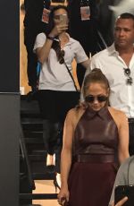 JENNIFER LOPEZ and Alex Rodriguez Out in Miami 07/09/2017