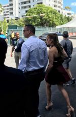JENNIFER LOPEZ and Alex Rodriguez Out in Miami 07/09/2017