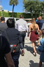 JENNIFER LOPEZ and Alex Rodriguez Out in Miami 07/09/2017