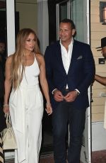 JENNIFER LOPEZ at Prime 112 Restaurant in Miami 07/24/2017