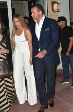 JENNIFER LOPEZ at Prime 112 Restaurant in Miami 07/24/2017