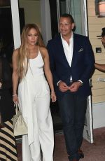 JENNIFER LOPEZ at Prime 112 Restaurant in Miami 07/24/2017