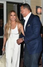 JENNIFER LOPEZ at Prime 112 Restaurant in Miami 07/24/2017