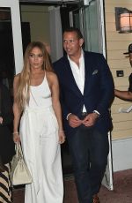 JENNIFER LOPEZ at Prime 112 Restaurant in Miami 07/24/2017