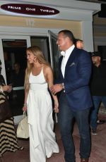 JENNIFER LOPEZ at Prime 112 Restaurant in Miami 07/24/2017