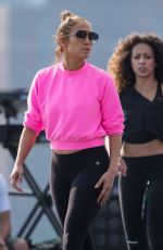 JENNIFER LOPEZ at Rehearsal for Macy