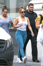 JENNIFER LOPEZ Leaves a Gym in New York 07/21/2017