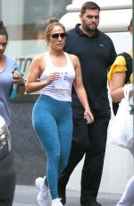 JENNIFER LOPEZ Leaves a Gym in New York 07/21/2017