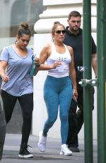 JENNIFER LOPEZ Leaves a Gym in New York 07/21/2017