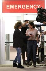 JENNIFER LOPEZ on the Set of Shades of Blue at Metropolitan Hospital Center in New York 07/05/2017