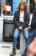 JENNIFER LOPEZ on the Set of Shades of Blue in New York 07/06/2017