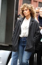 JENNIFER LOPEZ on the Set of Shades of Blue in New York 07/06/2017