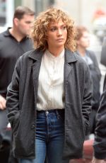 JENNIFER LOPEZ on the Set of Shades of Blue in New York 07/06/2017
