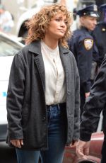 JENNIFER LOPEZ on the Set of Shades of Blue in New York 07/06/2017