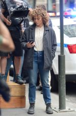 JENNIFER LOPEZ on the Set of Shades of Blue in New York 07/06/2017