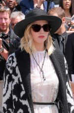 JENNIFER LAWRENCE at Christian Dior Fashion Show in Paris 07/03/2017