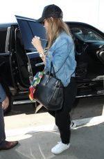 JESSICA ALBA Arrives at LAX Airport in Los Angeles 07/10/2017