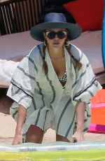 JESSICA ALBA at a Beach in Hawaii 07/18/2017